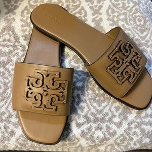 Tory Burch Leather Slippers